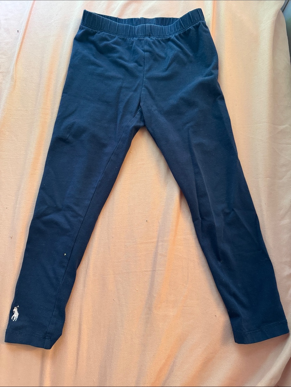 Polo by Ralph Lauren Navy Girls' Logo Leggings